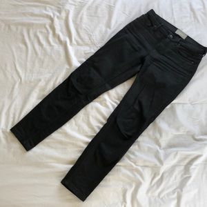 Everlane High-Rise Black Skinny Jeans — 27